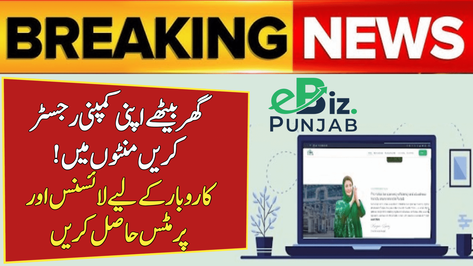 eBiz Punjab Online Business Registration